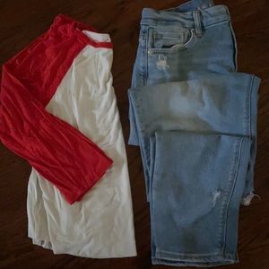 American Eagle Baseball Tee